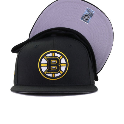 Boston Bruins Black New Era 59Fifty Fitted