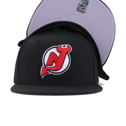 New Jersey Devils Black New Era 59Fifty Fitted