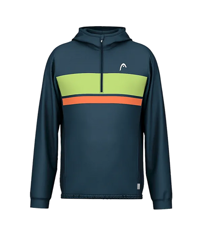 Sudadera HEAD TopSpin Navy/Verde 2025