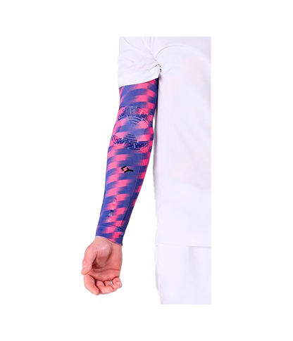 Mangas de Compresión Floky No Strain Fusion Purple-Fucsia