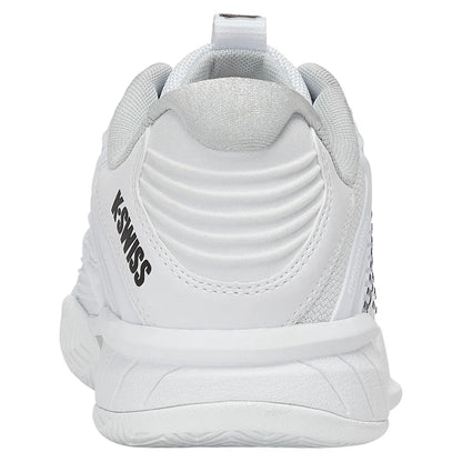 Juniors' Hypercourt Express 3 Tennis Shoes White and Dawn Blue