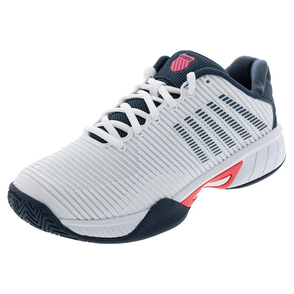 Juniors' Hypercourt Express 2 Tennis Shoes White and Stargazer-Footwear-K-Swiss-86613-129S25_c309d966-0296-4252-a214-b3d316445bd7-Tennis Express