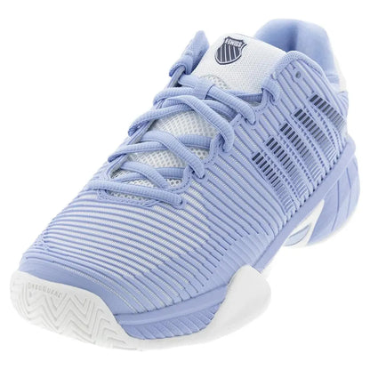 Juniors' Hypercourt Express 2 Tennis Shoes Bright White and Open Air
