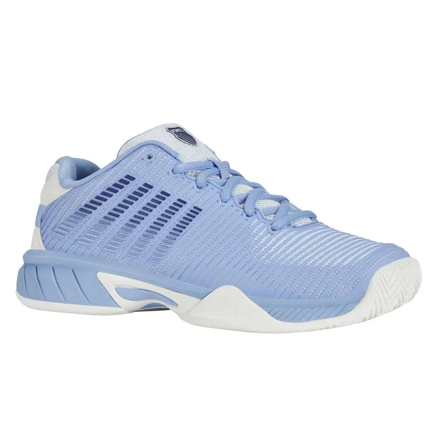 Juniors' Hypercourt Express 2 Tennis Shoes Bright White and Open Air-Footwear-K-Swiss-86613-171F24-2-[Sku]-Tennis Express