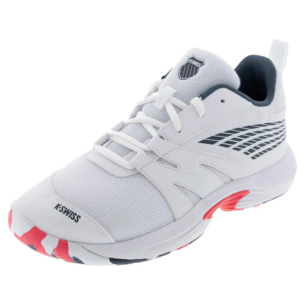 Juniors' SpeedTrac Tennis Shoes White and Stargazer-Footwear-K-Swiss-87392-129S25_62751401-2ac1-41b6-819b-43b26b3d979c-Tennis Express