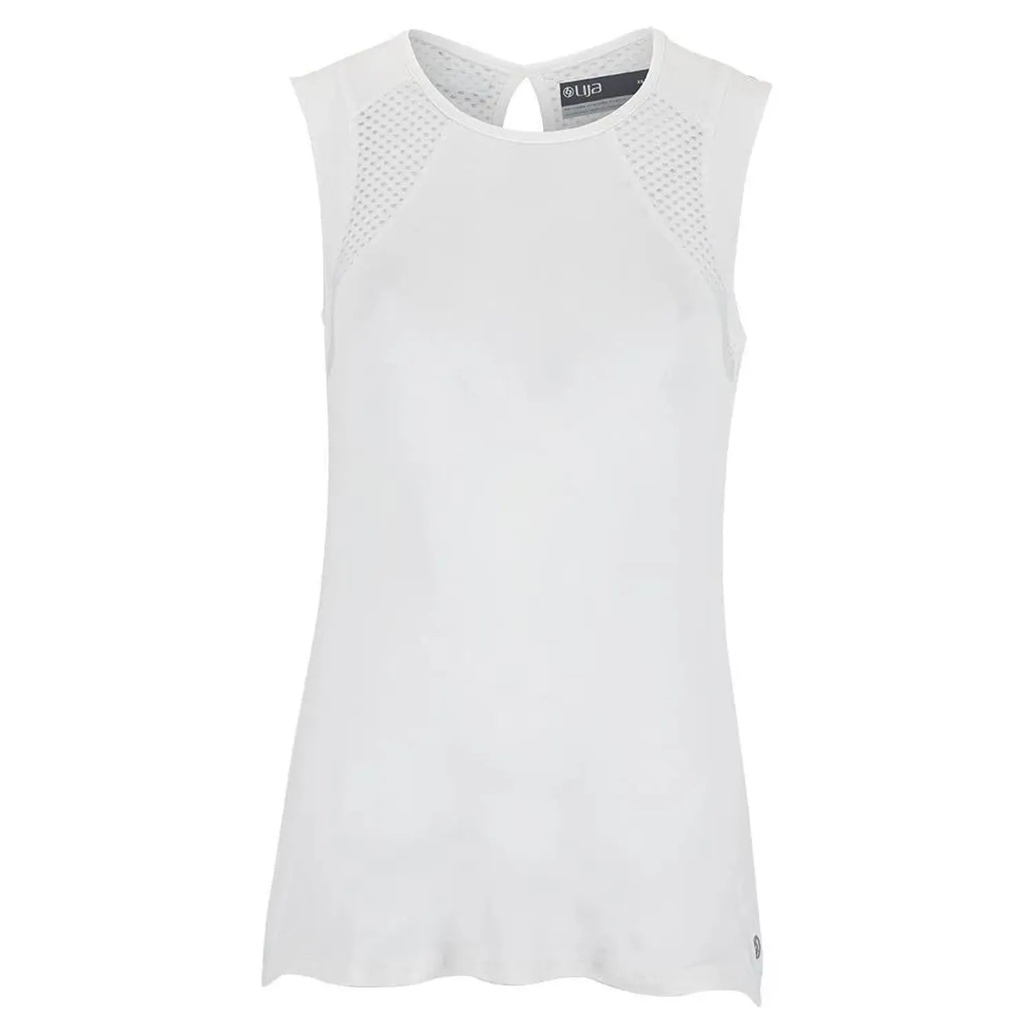 Women's Power Tennis Tank-Apparel-Lija-91295-WHITE-L_9d714882-abe6-41a6-a78c-0659bb942d01-Tennis Express