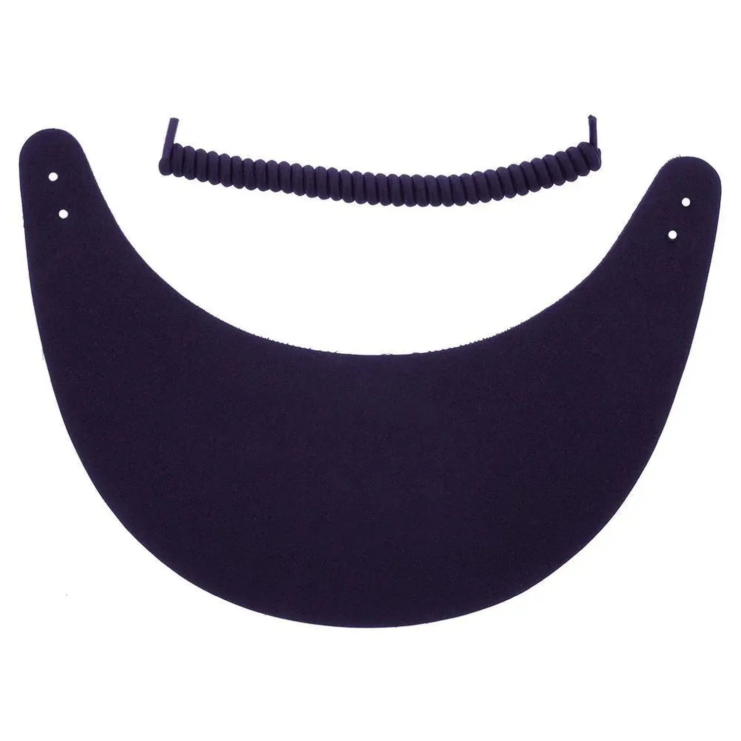 Foam Tennis Visor with Coil-Apparel-Clarke-93452-NAVY-L-Tennis Express