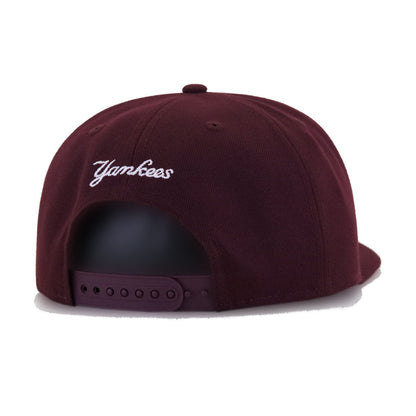 New York Yankees Maroon New Era 9Fifty A-Frame Snapback