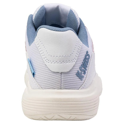 Women's Tura Team Pickleball Shoes White and Faded Denim