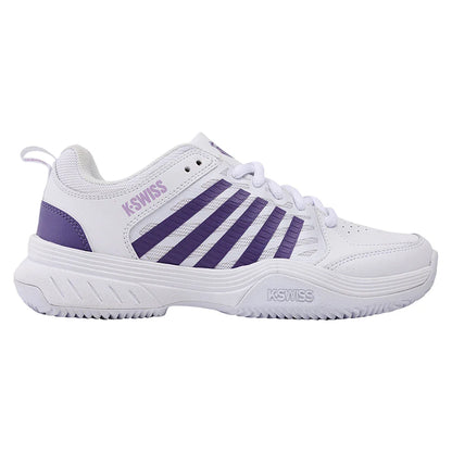 Women's Court Express 2 Tennis Shoes White and Purple Haze