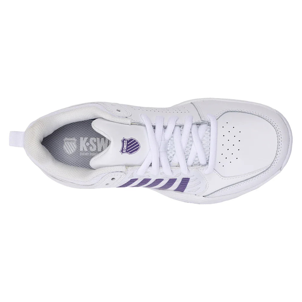 Women's Court Express 2 Tennis Shoes White and Purple Haze