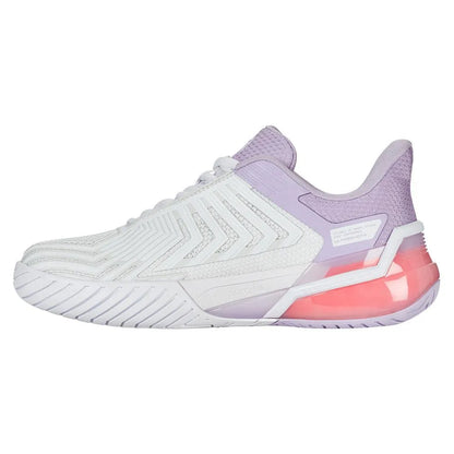 Women's Ultrashot 4 Tennis Shoes White and Orchid Petal