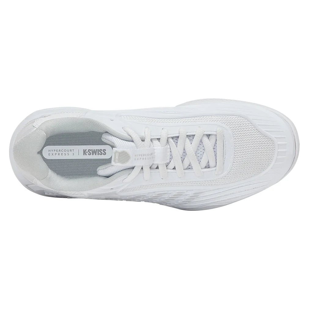 Women's Hypercourt Express 3 Tennis Shoes White and Dawn Blue