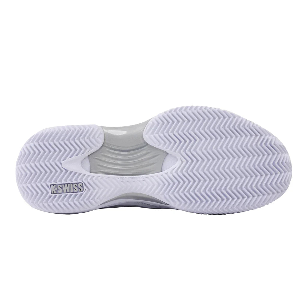 Women's Hypercourt Express 3 Clay Tennis Shoes White and Dawn Blue
