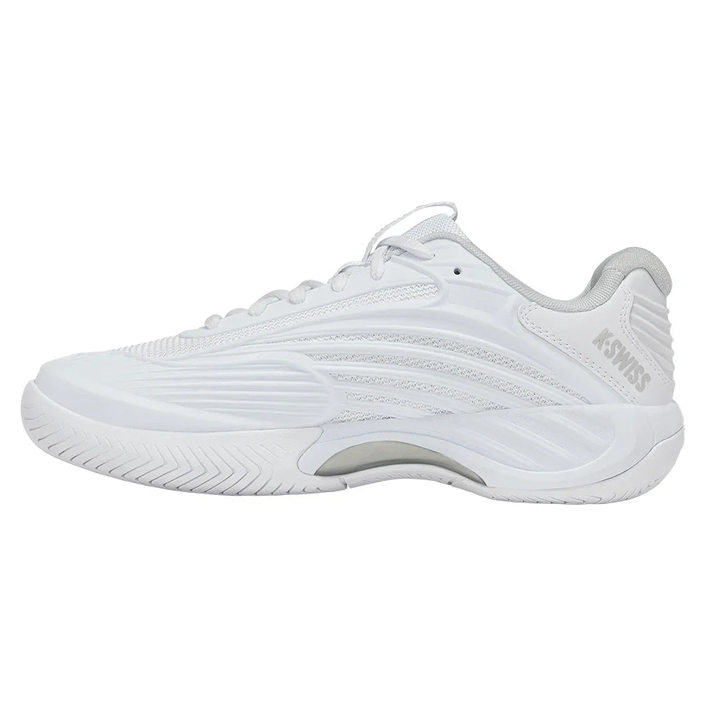 Women's Hypercourt Express 3 D Width Tennis Shoes White and Dawn Blue