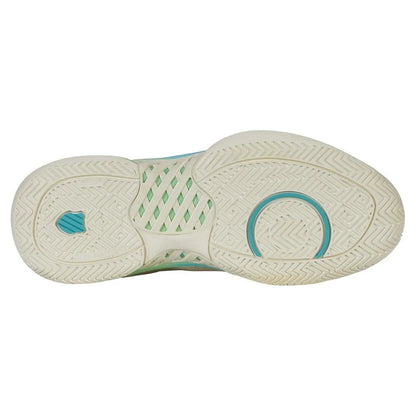 Women's Express Light Pickleball Shoes Egret and Patina Green