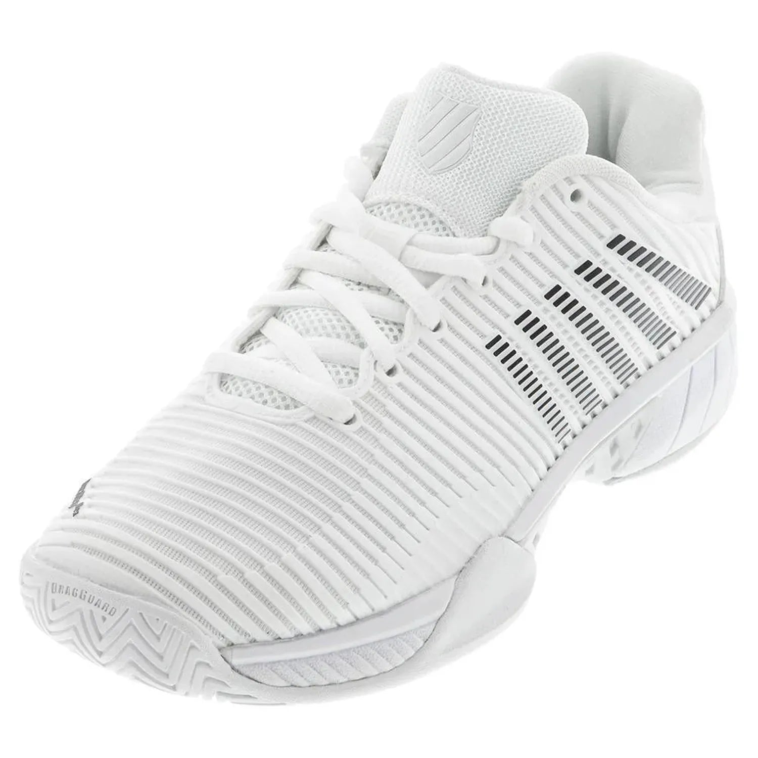 Women's Hypercourt Express 2 Tennis Shoes White and Black-Footwear-K-Swiss-96613-102U20-x-Tennis Express