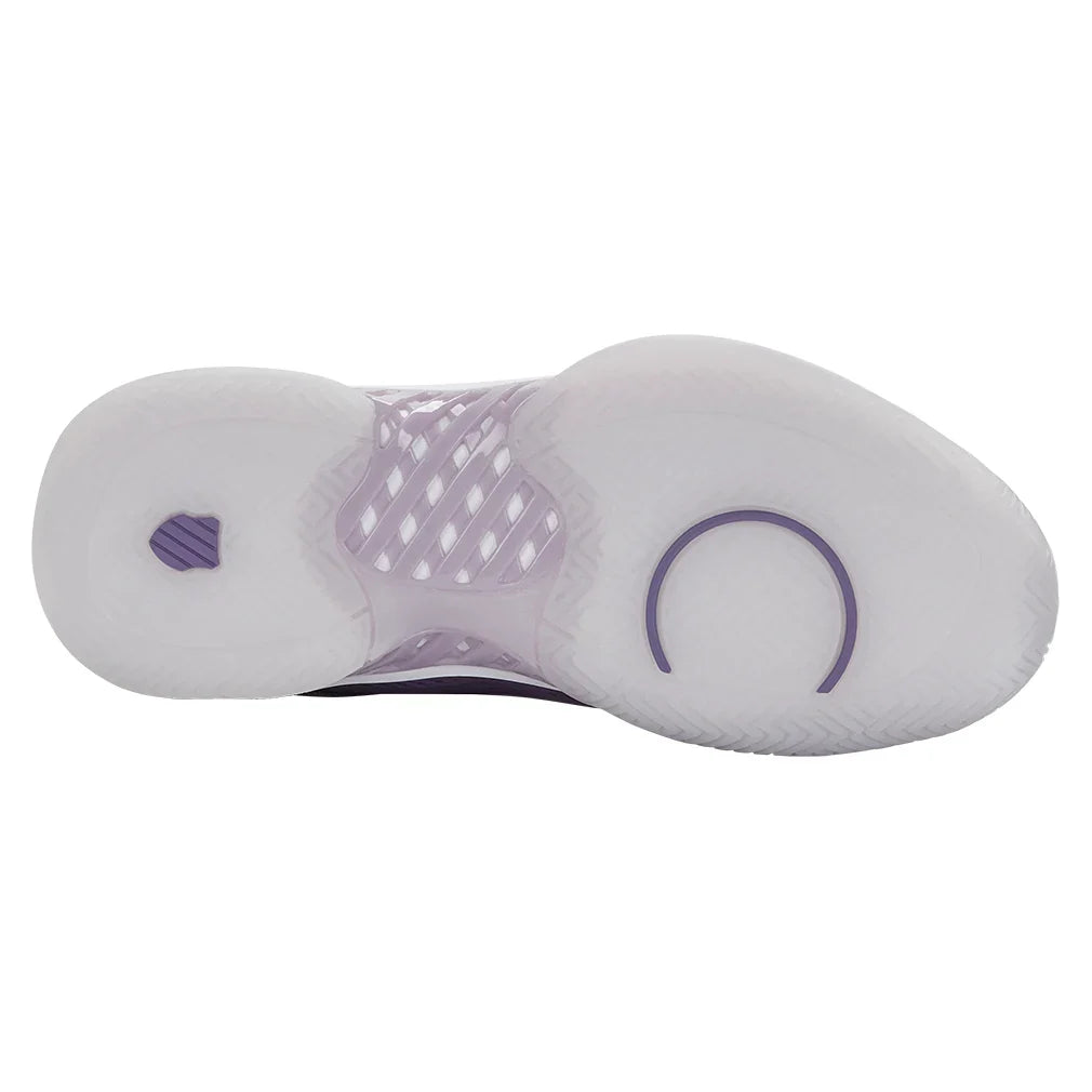 Women's Express Light D Width Pickleball Shoes Purple Haze and White