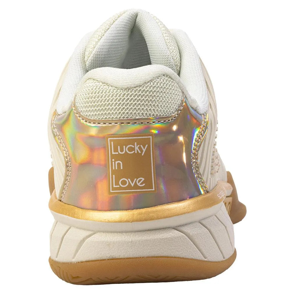Women's HyperCourt Express 2 X Lucky N Love Tennis Shoes Bone and Gold
