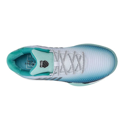 Women's Lucky in Love Hypercourt Express 2 Tennis Shoes Capri and White