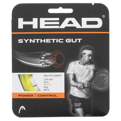 Synthetic Gut Tennis String-Strings-Head-97435-NEON_YELLOW-L-3-[Sku]-Tennis Express