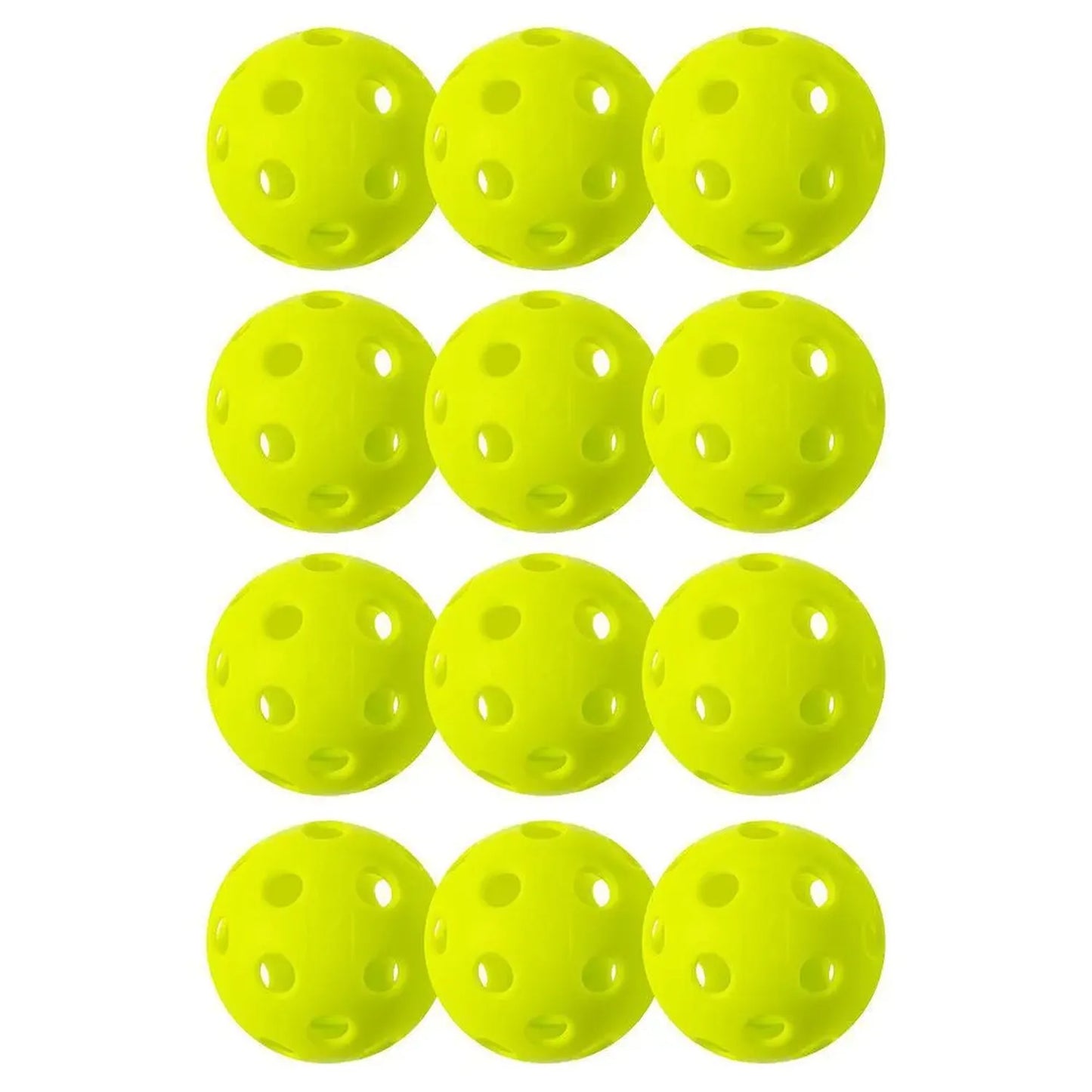X-26 Indoor Pickleballs 12 Pack Lime Green-Balls-Franklin Sports-97821-DEFAULT-L-Tennis Express