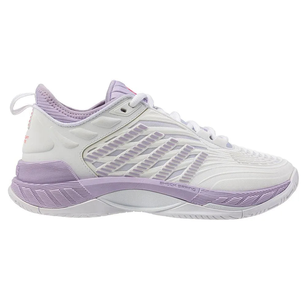 Women's Hypercourt Supreme 2 Tennis Shoes White and Orchid Petal