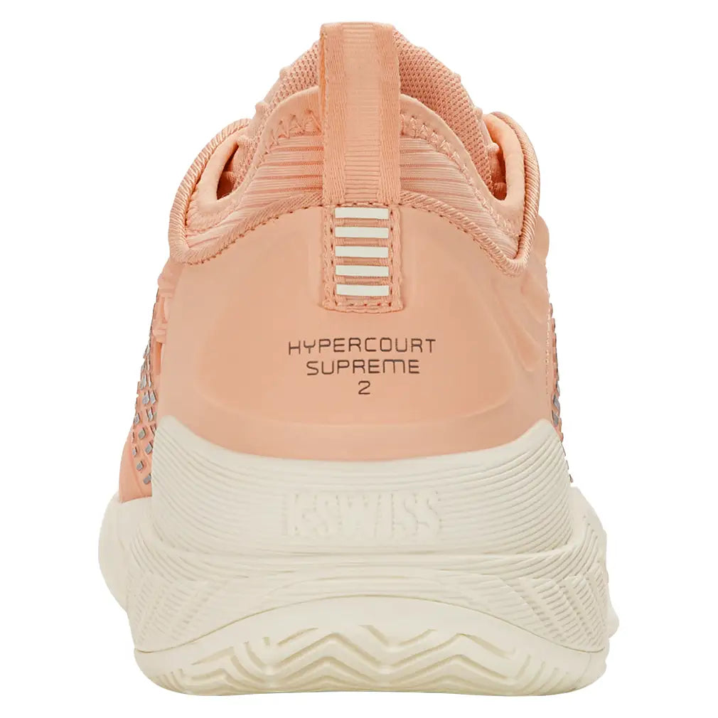 Women's Hypercourt Supreme 2 Tennis Shoes Peach Parfait and Egret