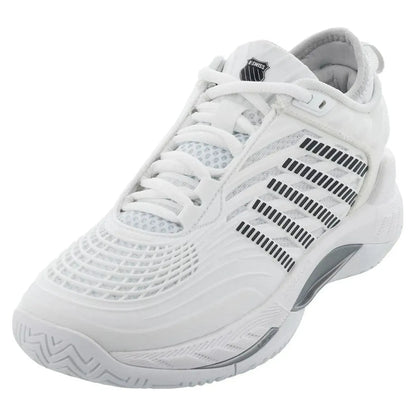 Women's Hypercourt Supreme 2 Tennis Shoes White and Vapor Blue-Footwear-K-Swiss-99071-996S24-x-Tennis Express
