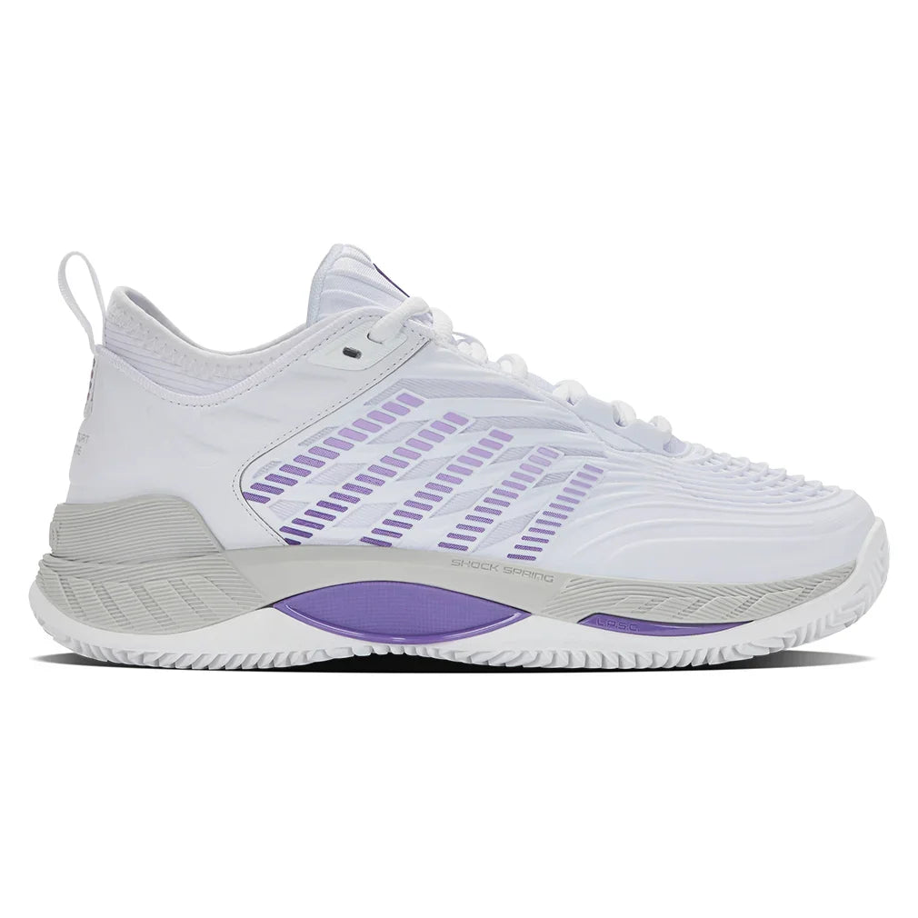 Women's Hypercourt Supreme 2 HB Clay Tennis Shoes White and Lunar Rock