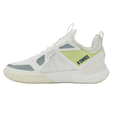 Women's K-Frame Speed Tennis Shoes Blanc de Blanc and Luminary Green