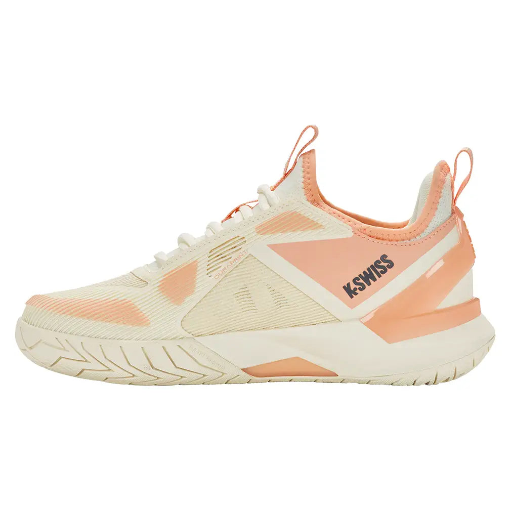 Women's K-Frame Speed Tennis Shoes Egret and Peach Parfait