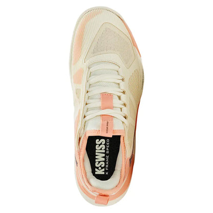 Women's K-Frame Speed Tennis Shoes Egret and Peach Parfait