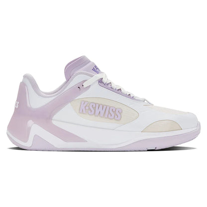 Women's K-Frame Pickleball Shoes White and Orchid Hush