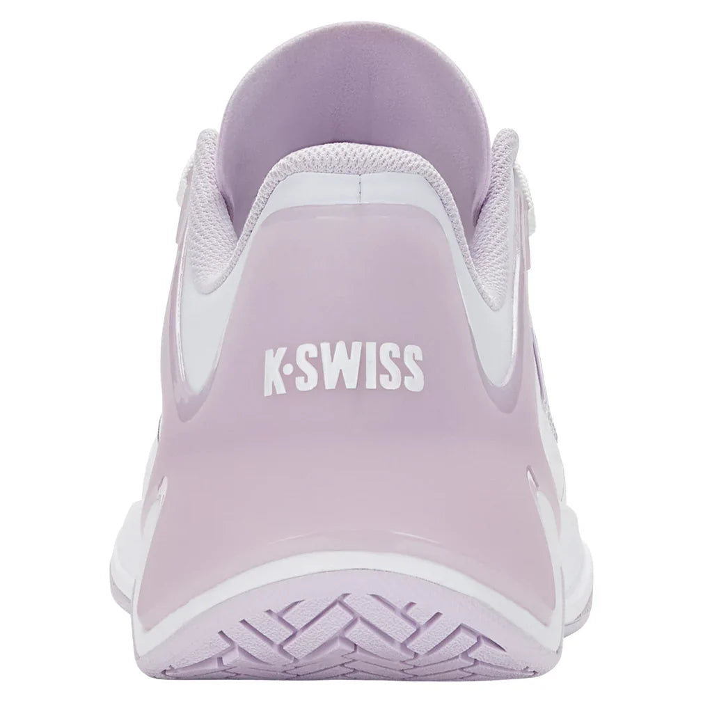 Women's K-Frame Pickleball Shoes White and Orchid Hush