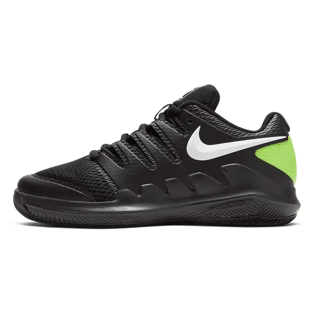 Juniors' Vapor X Tennis Shoes Black and White