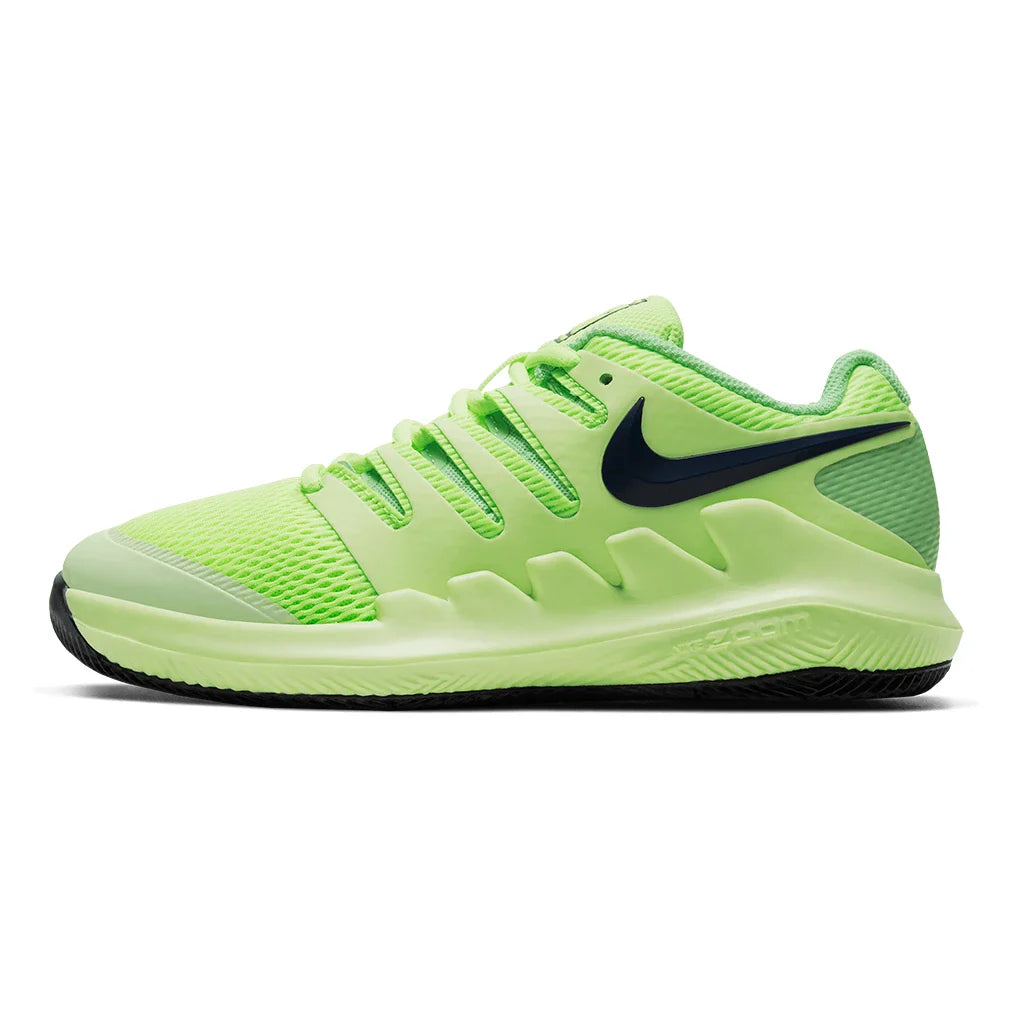 Juniors' Vapor X Tennis Shoes Ghost Green and Blackened Blue