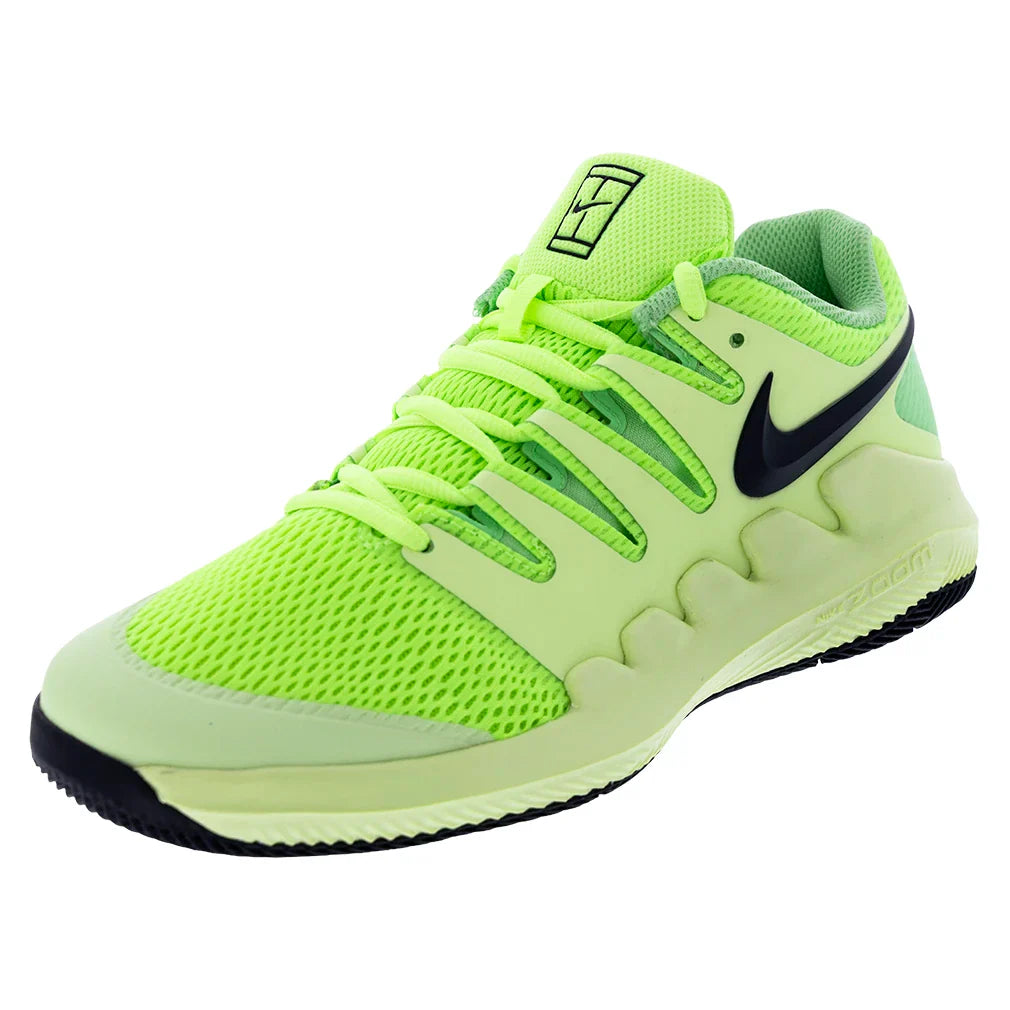 Juniors' Vapor X Tennis Shoes Ghost Green and Blackened Blue-Footwear-Nike-Ghost Green/Blackened Blue-1, [current_file_name-Tennis Express