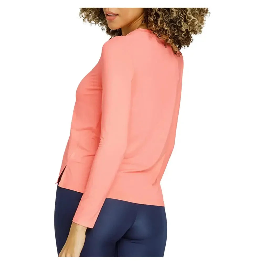 Women's Gracen Long Sleeve Tennis Top Melon Punch