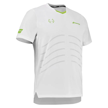 Mens Juan Lebron Replica Tennis Top White