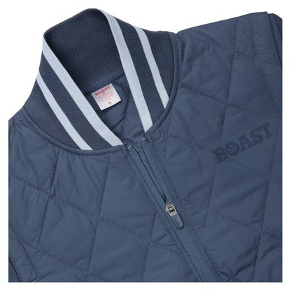 Women's Quilted Varsity Tennis Bomber Jacket