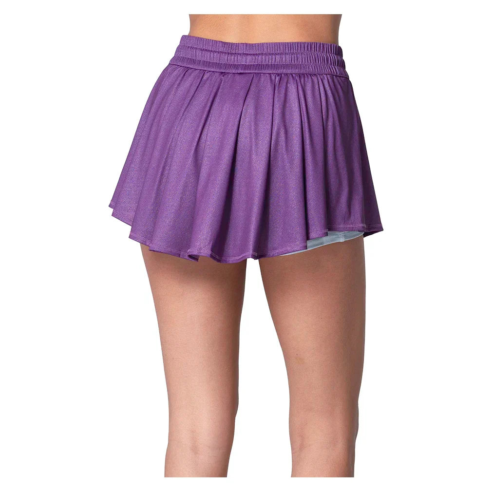Women`s High Waist All That Shimmers Tennis Skort Charisma