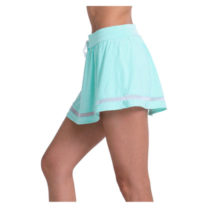 Women's High Waist Seersucker Tennis Skort