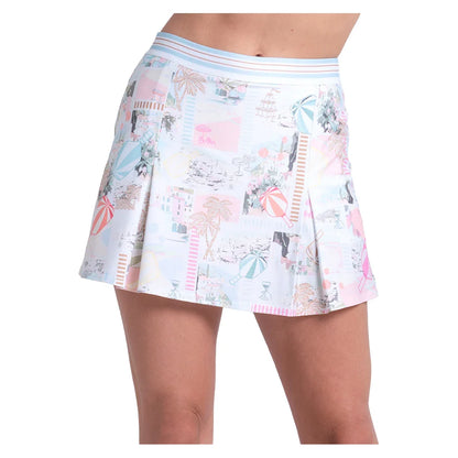 Women's Riviera Club Pickleball Skort Wave-Apparel-Lucky In Love-Wave-XS, [current_file_name-Tennis Express