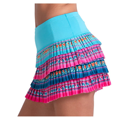 Women's Tiny Garden Pleated Tennis Skort