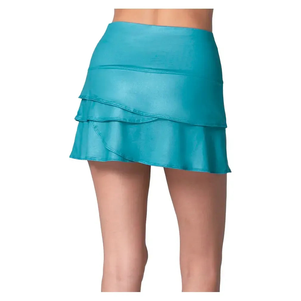 Women's All That Shimmers Scallop Tennis Skort