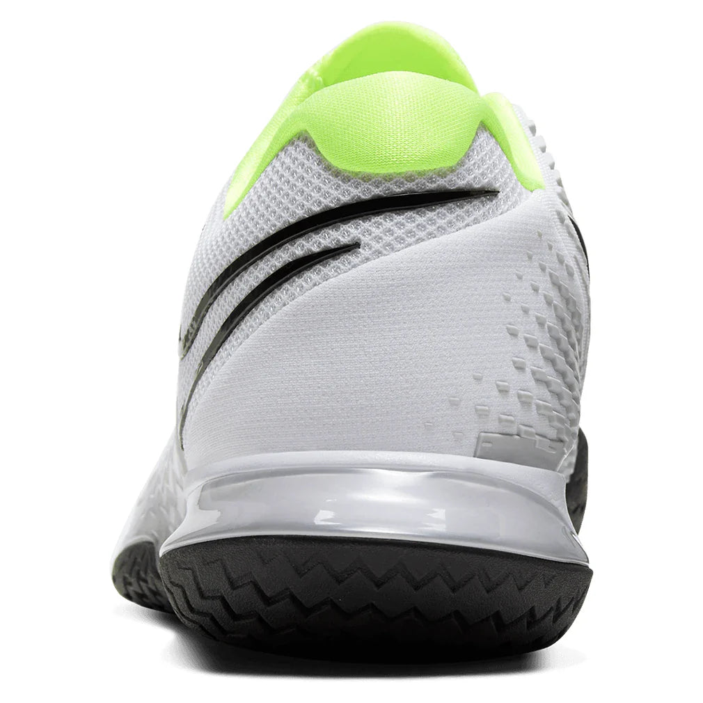 Men's Air Zoom Vapor Cage 4 Tennis Shoes White and Black