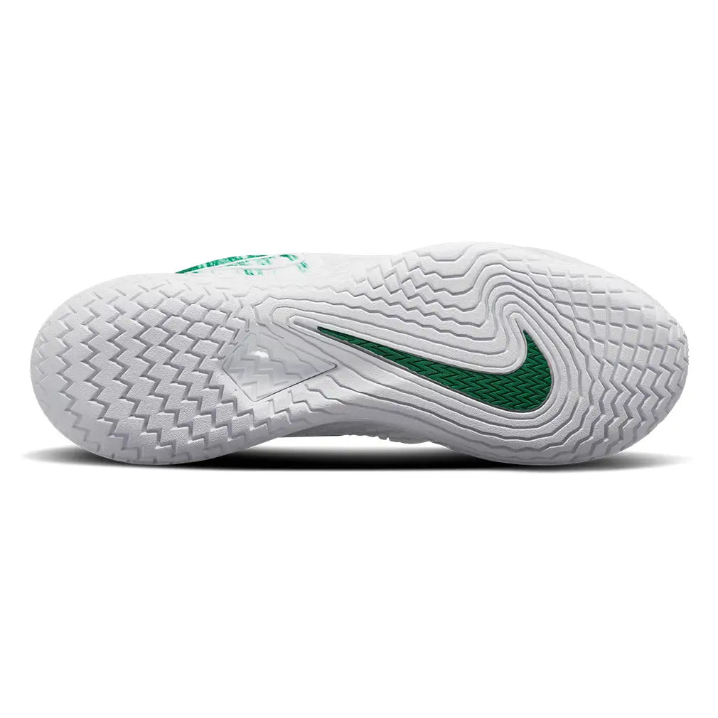 Men's Vapor Cage 4 Tennis Shoes White and Clover