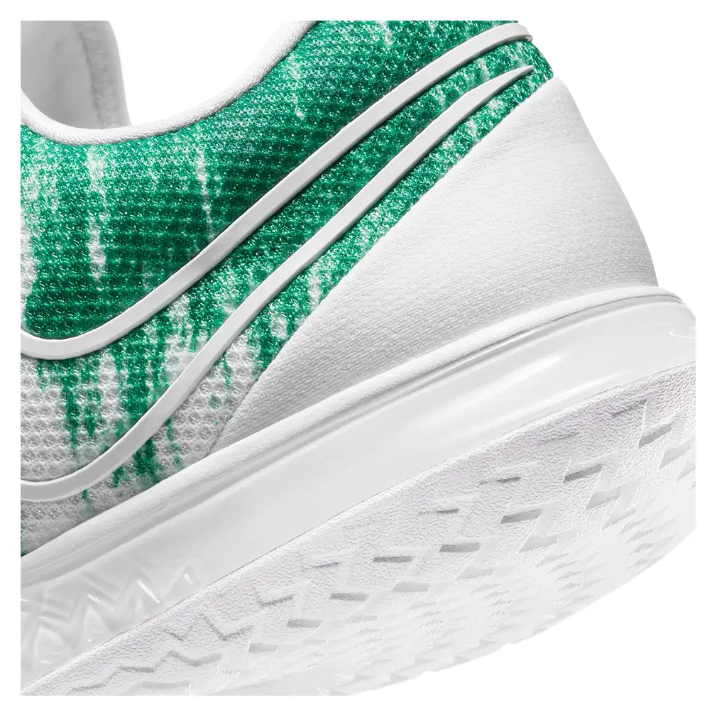 Men's Vapor Cage 4 Tennis Shoes White and Clover