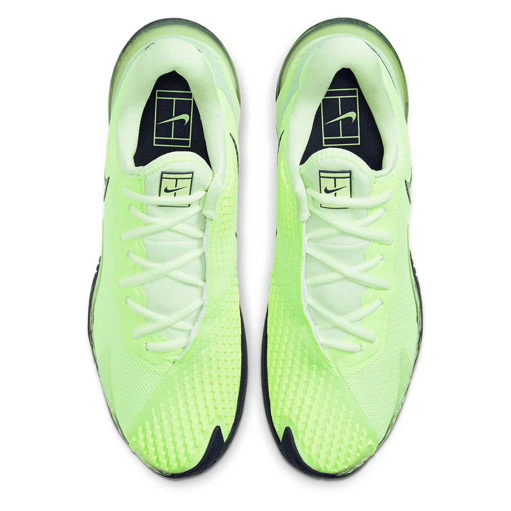 Men's Air Zoom Vapor Cage 4 Tennis Shoes Ghost Green and Blackened Blue